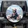Fluffy Black Bear Fox Kits Snow-Capped Mountain Pine Winter Landscape - Wildlife Lover Gift Spare Tire Cover - 1