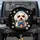 Fluffy White Dog Sunglasses Blue Daisies - Everyday Pet Lover Gift Spare Tire Cover - 1