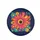 Daisy Flowers Stylized Bird Pink Orange Teal Yellow - Boho Lifestyle Gift Spare Tire Cover - 4