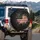 Distressed Thin Red Line American Flag - Patriotic Support Gift Spare Tire Cover - 3