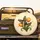 Golden Black Butterflies Yellow Tulips Floral Botanical - Car Decor Gift for Garden Lovers Spare Tire Cover - 2