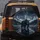 Black Bear Crimson Eyes Mountain Wilderness Starry Night - Wildlife Gift Spare Tire Cover - 5