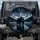 Black Bear Crimson Eyes Mountain Wilderness Starry Night - Wildlife Gift Spare Tire Cover - 1