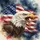 Bald Eagle American Flag Stormy Sky Independence Day Gift for Veterans Spare Tire Cover - 6