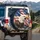Bald Eagle American Flag Stormy Sky Independence Day Gift for Veterans Spare Tire Cover - 3