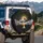 Mountain Night Campfire Tent Starry Forest - Camping Adventure Gift for Camper Spare Tire Cover - 3