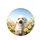 Maltipoo Dog Daisy Chrysanthemum Flower Field Sky - Dog Lover Gift Spare Tire Cover - 4