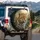 Leopard Head Jungle Foliage - Wildlife Lover Safari Decor Gift Spare Tire Cover - 3