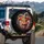 Bells Stripes Jester Hat Character Head - Everyday Car Accessory Spare Tire Cover - 3