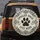 Distressed Paw Print Spoiled Dogs Live Here Sign - Dog Lover Car Decor Gift Spare Tire Cover - 5
