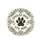 Distressed Paw Print Spoiled Dogs Live Here Sign - Dog Lover Car Decor Gift Spare Tire Cover - 4