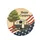 Vintage Teardrop Camper Happy Campers American Flag - Road Trip Essential Gift Spare Tire Cover - 4