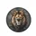 Majestic Male Lion Face Textured Mane Stone Carving - Wildlife Lover Gift Spare Tire Cover - 4