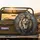 Majestic Male Lion Face Textured Mane Stone Carving - Wildlife Lover Gift Spare Tire Cover - 2