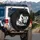 Mischievous Kicking Mule Bold Back Off Message Outdoor Explorer Gift Spare Tire Cover - 3