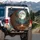 Luminous Full Moon Campfire Wilderness Autumn Starry Sky - Camping Enthusiast Gift Spare Tire Cover - 3