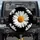 Large White Daisy Yellow Orange Center Deep Black Floral - Mother's Day Gift for Mom Spare Tire Cover - 1