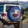 Majestic Bald Eagle American Flag Independence Day Gift for Veterans Spare Tire Cover - 3