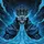Majestic Cloaked Skeleton Crown Glowing Eyes - Supernatural Power Enthusiast Gift Spare Tire Cover - 6