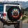 Powerful Snarling Grizzly Bear Mountain Peaks Wildlife Lover Gift Spare Tire Cover - 3