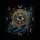 Mystic All-Seeing Eye Crown Filigree - Travel Essentials Spare Tire Cover - 6