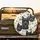 Black Scottish Terrier West Highland White Terrier Dog Heads Paw Prints - Dog Lover Everyday Travel Gift Spare Tire Cover - 2