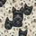 Black Scottish Terrier West Highland White Terrier Dog Heads Paw Prints - Dog Lover Everyday Travel Gift Spare Tire Cover - 6