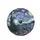 Pink Magenta Starry Night Cypress Village Scene - Art Lover Car Decor Gift Spare Tire Cover - 4