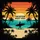 Beach Surfer Palm Trees Sunset Ocean - Travel Essentials Vacation Lifestyle Spare Tire Cover - 6