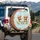 Highland Calves Bathtub Wildflower - Farmhouse Decor Cow Lover Gift Spare Tire Cover - 3