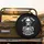 Smiling Skeleton Teacup 'I'm Delightful' Quote - Witty Humor Gift for Tea Drinker Spare Tire Cover - 2