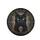 Black Cat Golden Eyes Arcane Glyphs - Mystical Decor Gift for Cat Lover Spare Tire Cover - 4