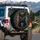 Black Cat Golden Eyes Arcane Glyphs - Mystical Decor Gift for Cat Lover Spare Tire Cover - 3