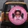 Girl Princess Shiny Bow Bubblegum - Car Decor Gift for Young Girls Spare Tire Cover - 5