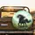 Shaggy Black Pony Wild Mane Flowing Tail Green Grass Orange Wildflowers - Wildlife Lover Gift Spare Tire Cover - 2