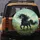 Shaggy Black Pony Wild Mane Flowing Tail Green Grass Orange Wildflowers - Wildlife Lover Gift Spare Tire Cover - 5