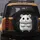 Plump White Cartoon Hamster with Pink Blush and Black Whiskers - Pet Lover Vehicle Decor Spare Tire Cover - 5