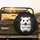 Plump White Cartoon Hamster with Pink Blush and Black Whiskers - Pet Lover Vehicle Decor Spare Tire Cover - 2