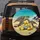 Realistic Sea Turtles Yellow Lemons Beach Ocean Scene - Wildlife Lover Gift Spare Tire Cover - 5