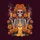 Day of the Dead Skeleton Sugar Skull Marigold Crown Lit Candles - Dia de los Muertos Celebration Spare Tire Cover - 6