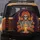 Day of the Dead Skeleton Sugar Skull Marigold Crown Lit Candles - Dia de los Muertos Celebration Spare Tire Cover - 5