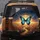 Blue Morpho Butterfly Golden Path Wheat Starry Night - Nature Lover Gift Spare Tire Cover - 5