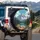 Snow-Capped Mountain Lake Campfire Tent - Outdoor Recreation Gift Spare Tire Cover - 3