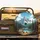 Snow-Capped Mountain Lake Campfire Tent - Outdoor Recreation Gift Spare Tire Cover - 2