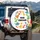 Roar Dinosaur Cartoon Dinosaurs Prehistoric Jungle - Dinosaur Lover Gift for Boys Spare Tire Cover - 3