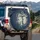 Deep Navy Vintage Anchor Rope Map - Nautical Car Decor Gift for Boaters Spare Tire Cover - 3