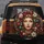 Ethereal Woman Face Poinsettia Christmas Adornments - Christmas Gift Spare Tire Cover - 5