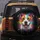 Pitbull Dog Head Golden Amber Eyes Paint Splashes - Dog Lover Gift Spare Tire Cover - 5