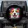 Pitbull Dog Head Golden Amber Eyes Paint Splashes - Dog Lover Gift Spare Tire Cover - 1