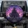 Gothic Cathedral Deep Purple Tentacles Fantastical Foliage Cosmic Horror Decor Spare Tire Cover - 1